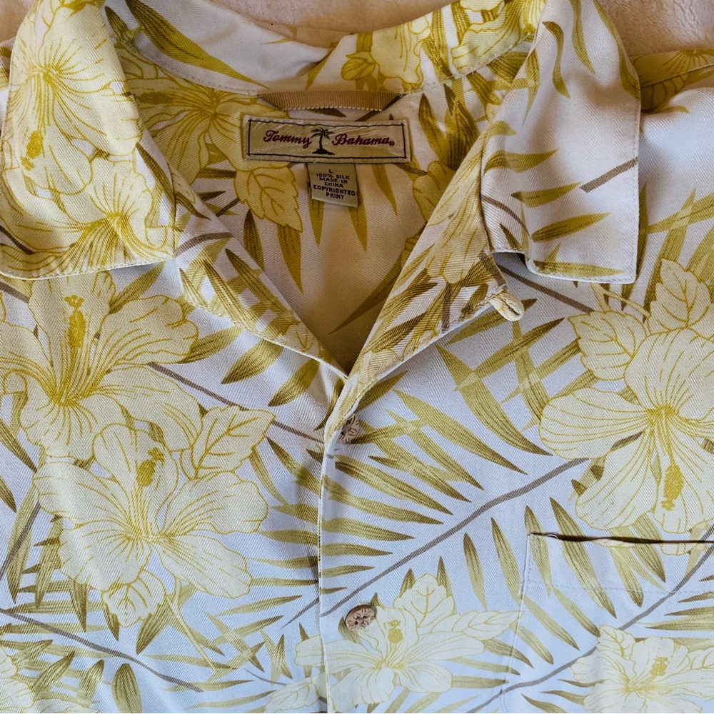 Tropical Floral Button-Up Shirt
